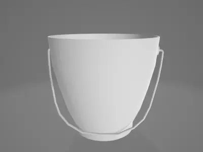 bucket Free low-poly 3D model