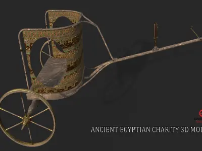 ANCIENT EGYPTIAN CHARITY 3D MODEL Low-poly 3D model