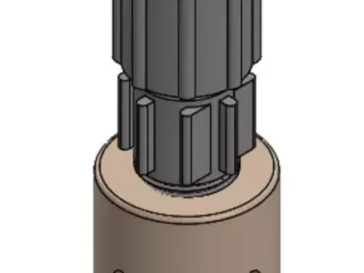 PVC Foot Valve M20 - ProMinent 3D model