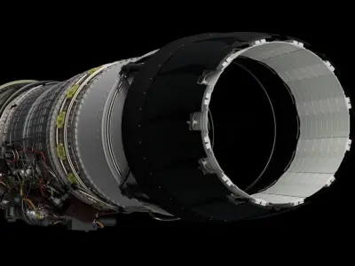 General Electric F110-GE-129 3D model