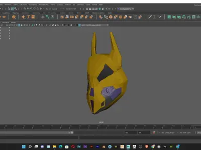 Cyberpunk Mask 2022 - Highpoly 3D model and 3D print ready model 3D print model