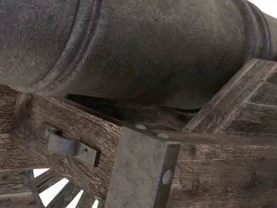 Ancient artillery Shenji Arrow 3D model