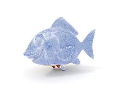 Cartoon Fish D Model Pack Low-poly 3D model