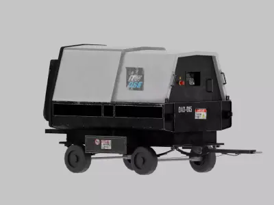 3D Model Ground Power Unit Low-poly 3D model