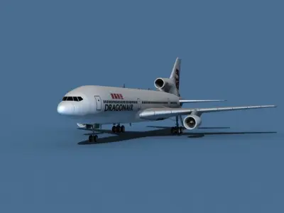 Lockheed L-1011-50 DragonAir 3D model