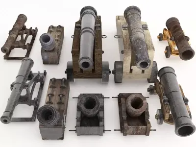 Cannon vol 01 3D model