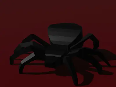 Spider Low-poly 3D model