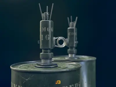 M16 Mine Low-poly 3D model