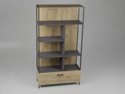 Furniture set - SANTES Low-poly 3D model