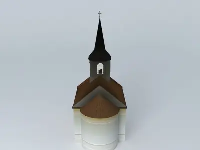 St Anthony the Hermit Chapel Free 3D model