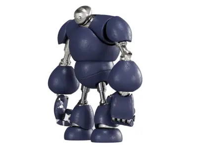 Robot  3D Model Low-poly 3D model