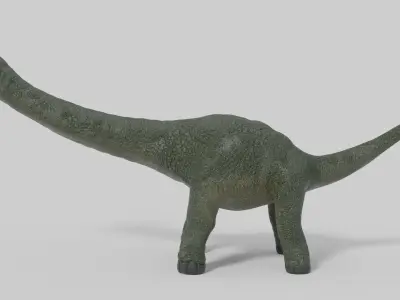 3D Argentinosaurus Model dinosaur statue Low-poly 3D model
