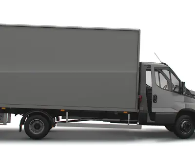 Iveco Dayli Box HQ Interior 2023 3D model