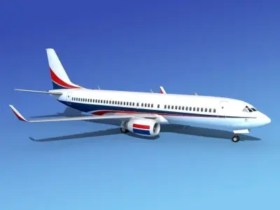Boeing 737-800 Corporate 6 3D model