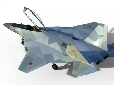 I-2000 LFS Integral-2010 Fighter jet 3D model