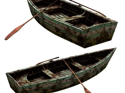 Boat Skiff 3D model