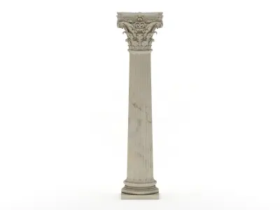 15 Classic Architecture Column 3D model