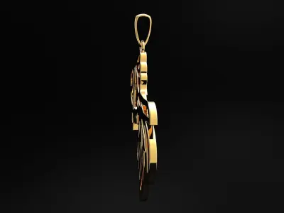 Fish Pendant 3D print model