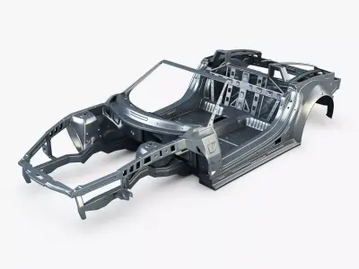 Car frame v 1 3D model