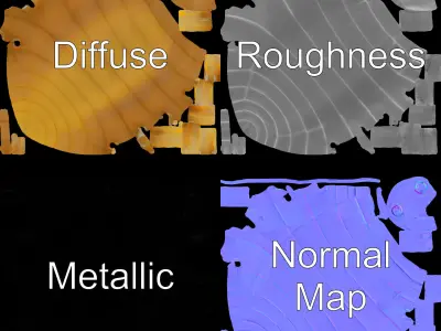 Cartoon Insect D Model Pack Low-poly 3D model