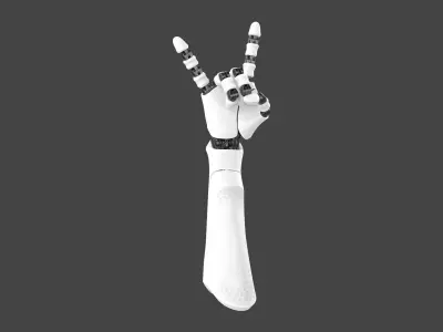 Robot Hand 6 3D model