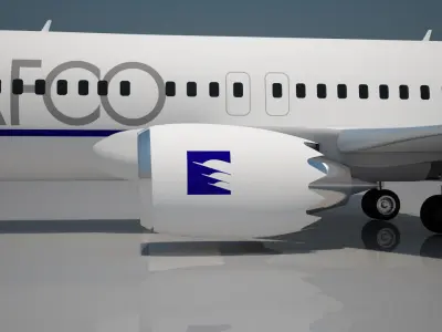 Alafco Boeing 737 max 8 3D model