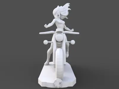 Black Canary from Flash DC Comics STL collectibles 3D print model