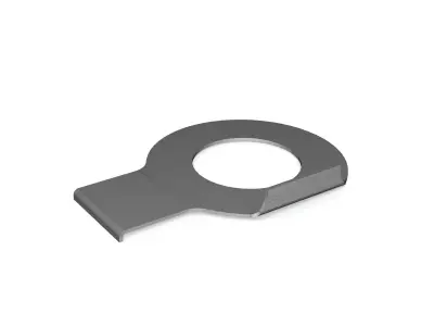 Locking tab washer 3D model