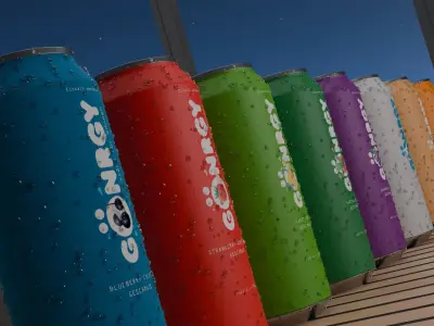 3D Model of Goenrgy Energy Can By MontanaBlacks Brand Free 3D model