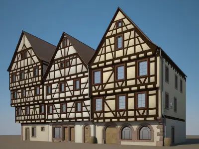 Medieval Houses III 3D model