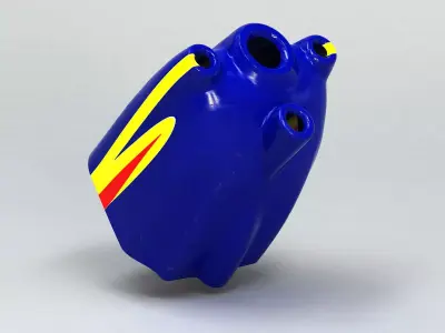 MXS-R 50E RC Airplane cowl V-Ray and PBR Low-poly 3D model