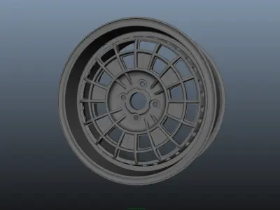 Mugen NR10R 17in JDM rare rim - RIM ONLY - 3D model