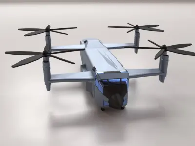 Quad Copter 3D model