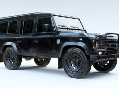 Land Rover Defender 110 1991 3D model