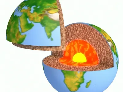Earth Part 3D model