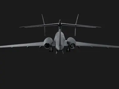 Saab GLOBALEYE - Airborne Early Warning and Control Aircraft - 3D model