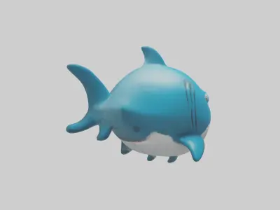 Babyshark Model 1 Low-poly 3D model