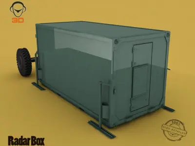 Radar Box 3D model
