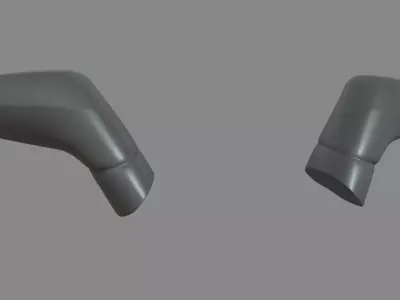 Car Mirror Chevrolet Corvette ZR1 2019 Low-poly 3D model