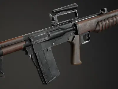 PBR British EM 2  Low-poly 3D model