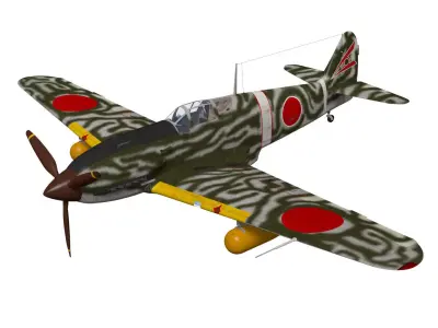 Kawasaki Ki61 hien kou  tony 3D model