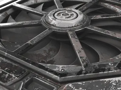 panel sci-fi 02 3D model