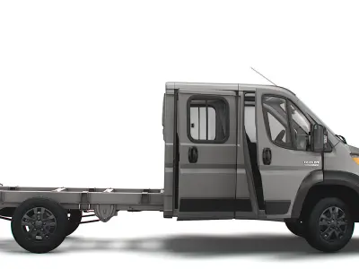 RAM Promaster Chassis HQInterior CrCab 3800WB 2023 3D model