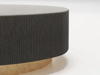 Nori coffe table Galotti Radice Free low-poly 3D model