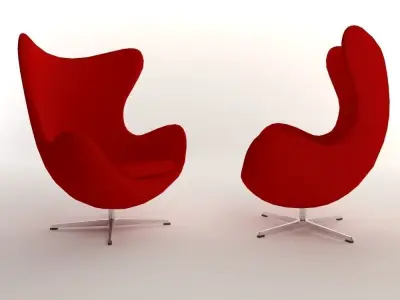 16 Low Poly Design Chairs Low-poly 3D model
