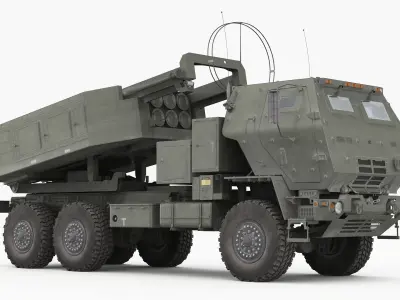 M142 HIMARS GMLRS 3D model