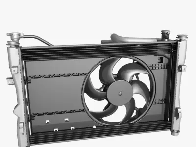 Engine Cooling Fan 3D model