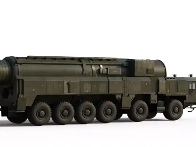 RS 26 Oreshnik Rubezh IRBM 3D model
