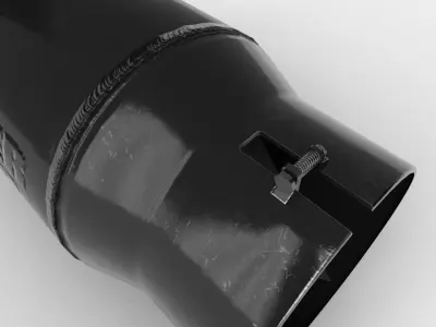 SINISTER DIESEL EXHAUST TIP 3D model