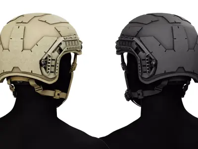 GALVION CAIMAN BALLISTIC HELMET Low-poly 3D model